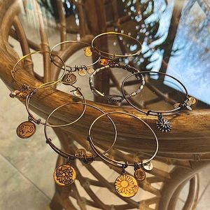 👑ALEX and ANI👑- BUNDLE - 8pc Gold/Bronze and Silver Bangles